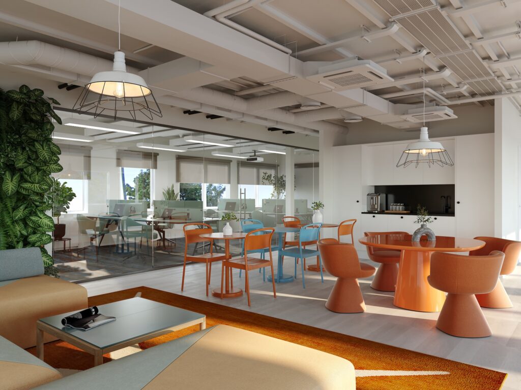 Lounge keittiö virtuaalistailattu